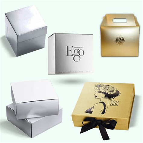 custom printed metallic silver box|Custom Metalized Boxes .